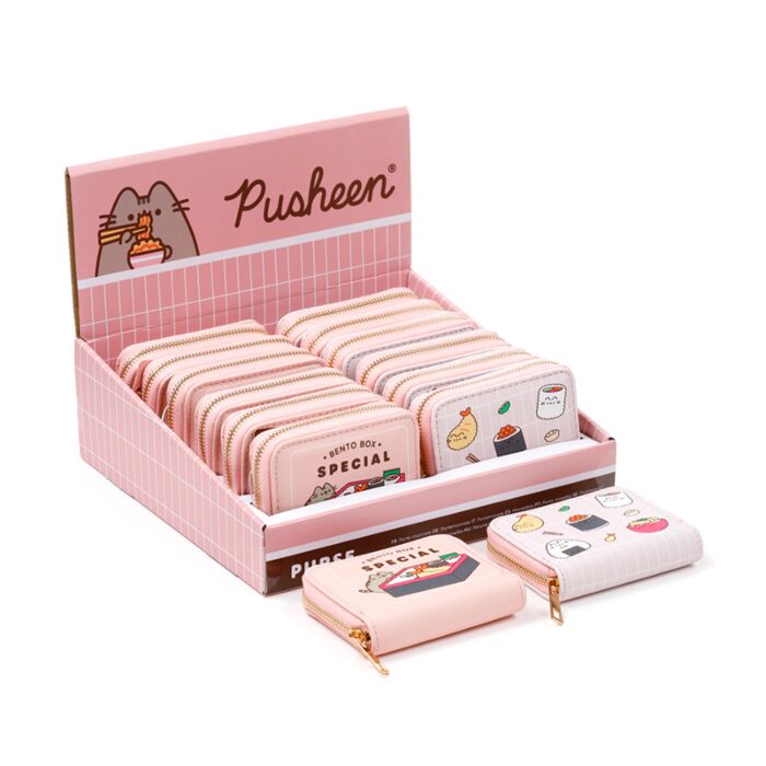 Porte-monnaie zippé - Pusheen le Chat Sushi Club