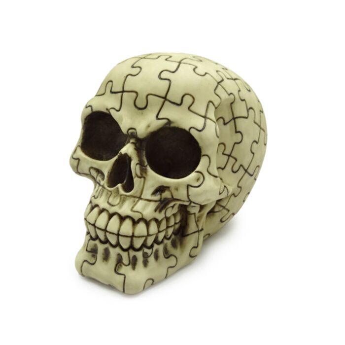 Crâne avec motif Puzzle
