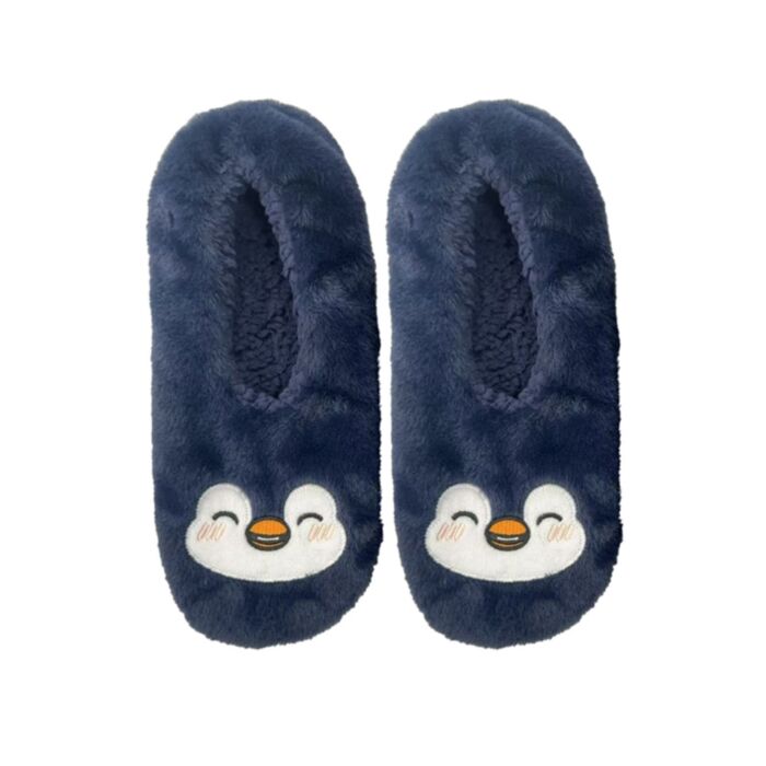 Chaussons Anti-dérapants Peluchés (EU36-38/UK3-5) - Adoramals Pingouin