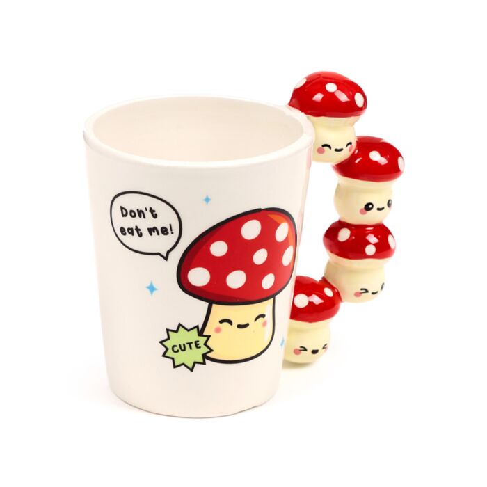 Mug à Anse Décorée - Champignon Mignon