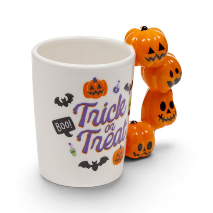 Mug à Anse Décorée Citrouille - Spooky Trick or Treat 
