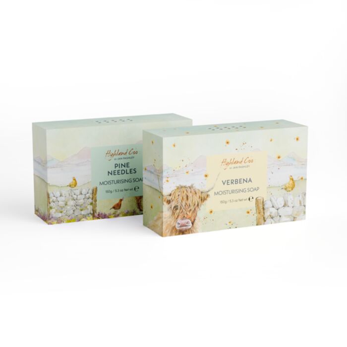 Savon fait main Verveine & Pin - Jan Pashley Highland Coo 