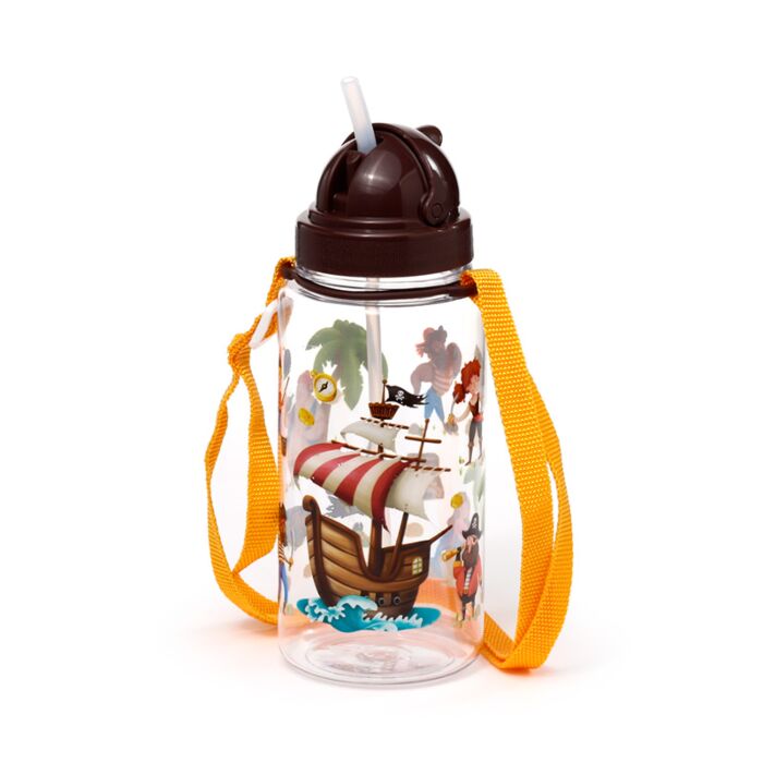 Gourde Enfant 450ml en Plastique Renforcée - Jolly Rogers Pirate