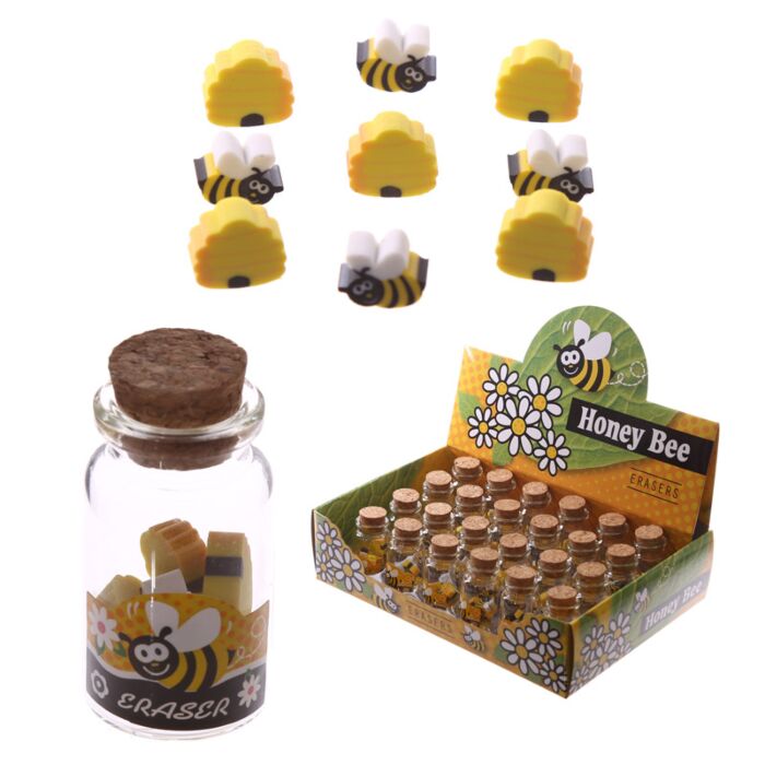 Pot de mini gommes - Abeilles