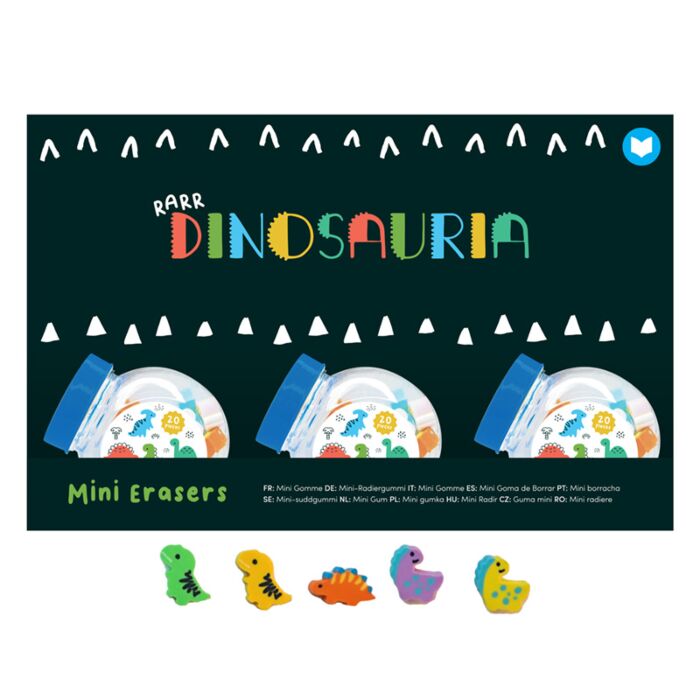 Pot de Mini Gommes -Dinosauria 