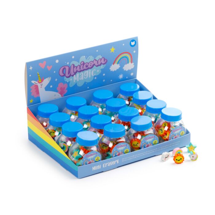 Pot de Mini Gommes - Licorne Unicorn Magic