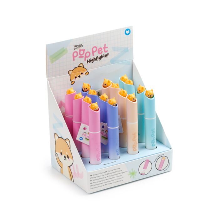 Surligneur Pop Chien Shiba Inu - Adoramals 