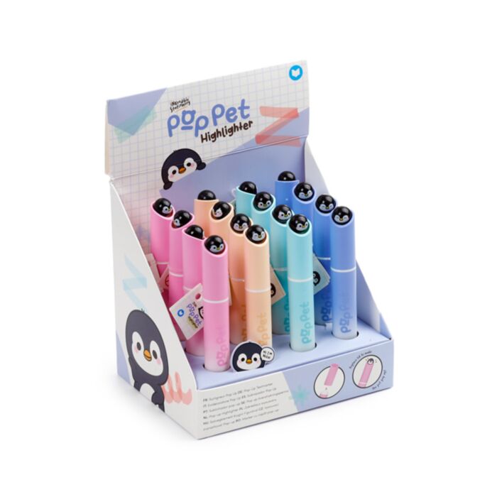Surligneur Pop Pingouin - Adoramals 