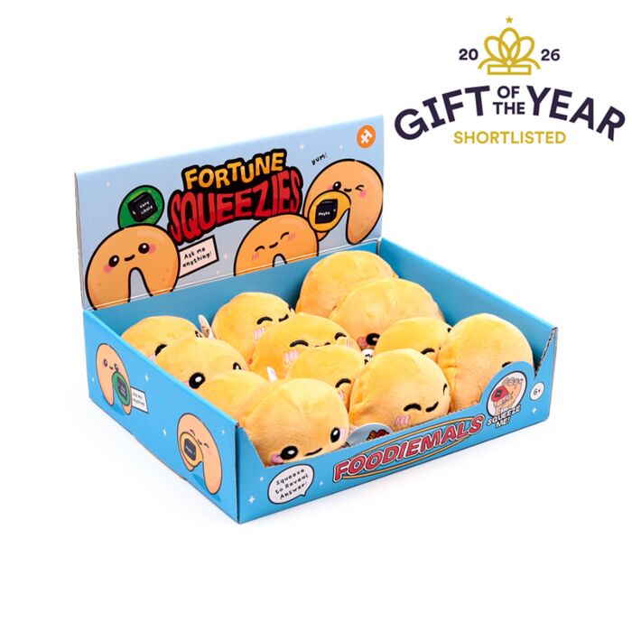 Jouet Peluché à Presser Queasy Squeezies - Foodiemals Biscuit Chinois