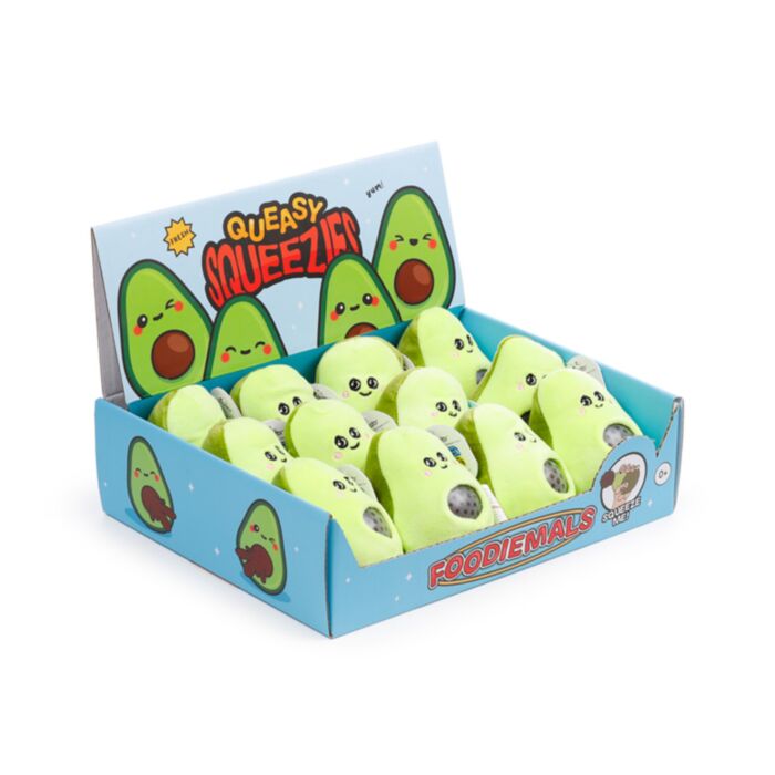 Jouet Peluché à Presser Queasy Squeezies - Avocat
