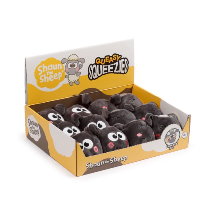 Jouet Peluché à Presser Queasy Squeezies Kawaii - Shaun le Mouton