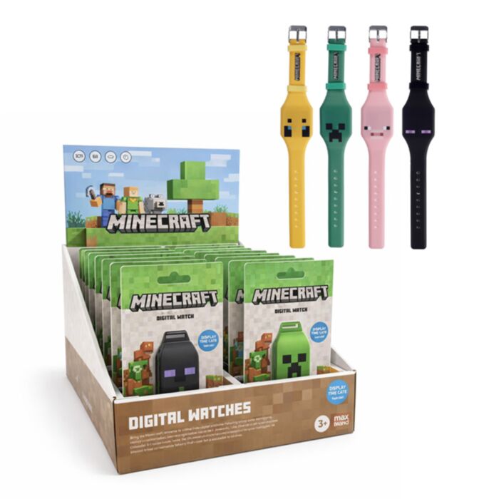 Montre Digitale en Silicone - Minecraft Visages