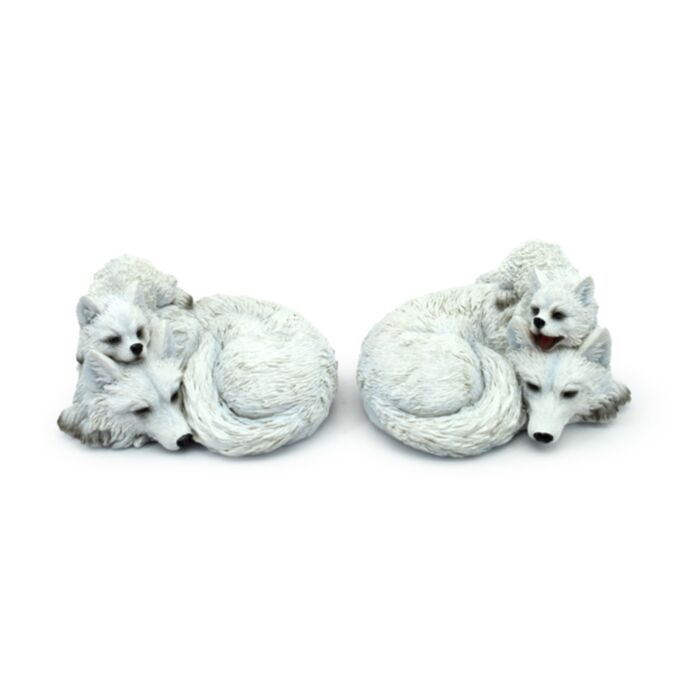 Maman Loup & Louveteaux Blottis