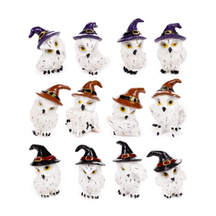 Figurines Mages Hiboux 