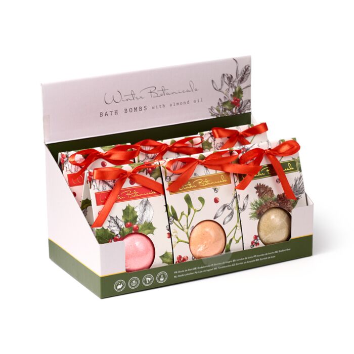 Boule de Bain avec Emballage Cadeau Winter Botanicals - Plantes Hivernales