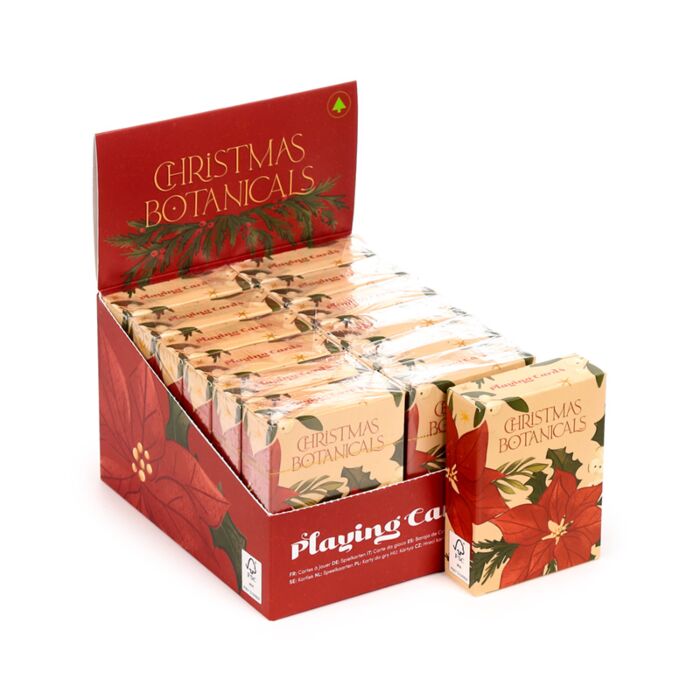 Jeu de Cartes Traditionnel - Plantes de Noël 
