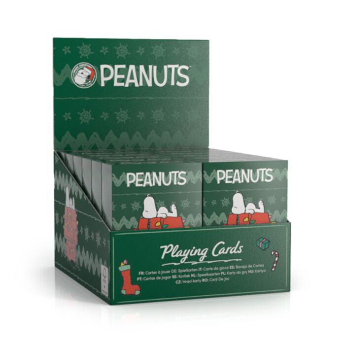 Jeu de Cartes Traditionnel - Peanuts Snoopy & Woodstock Noël