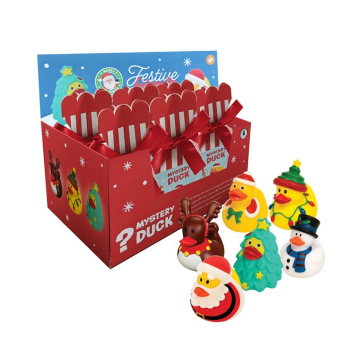 Canard de Bain dans Boîte Mystère - Noël Festive Friends 