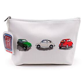 Trousse de Toilette en PVC - Fiat 500 (Grande) 