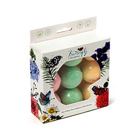 Lot de 9 Petites Boules de Bain Amande douce - Butterfly Meadows Lot de 9 Petites Boules de Bain Amande douce - Butterfly Meadows