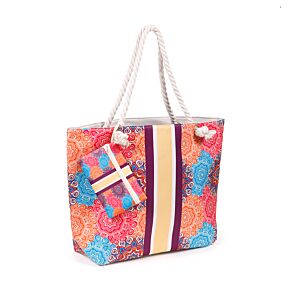 Sac de plage - Mandala Multicolore
