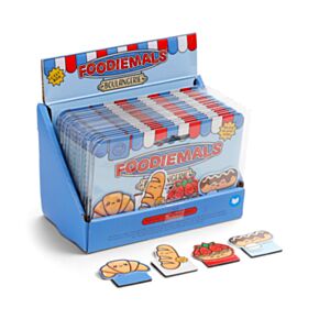Lot de Marque-pages Magnétiques - Foodiemals Boulangerie 