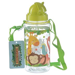 Gourde Enfant 450ml avec Paille & Cordon Zooniverse - Animaux du Zoo Gourde Enfant 450ml avec Paille & Cordon Zooniverse - Animaux du Zoo