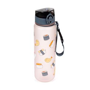 Gourde 600ml en Plastique Renforcé avec Bouton-poussoir - Pusheen le Chat Sushi Club 