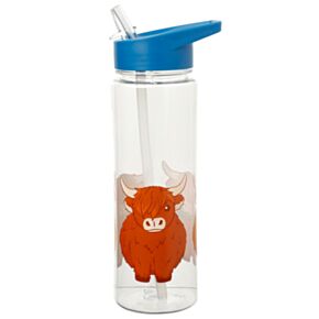 Bouteille d'Eau (Gourde) 550ml Highland Coo Cow - Vache Animal de la Ferme