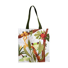 Tote bag réutilisable - Tropical Tree Frogs Grenouilles Tropicales