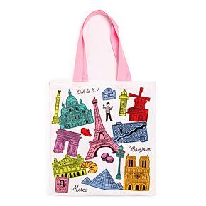 Tote bag réutilisable - Je t'aime Paris Tote bag réutilisable - Je t'aime Paris