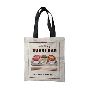 Tote bag réutilisable - Pusheen le Chat Sushi Bar 