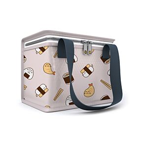 Sac Repas Isotherme en Plastique Recyclé RPET - Pusheen le Chat Sushi Club