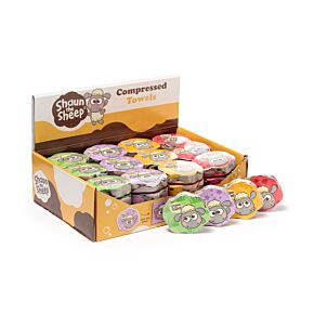 Serviette de Voyage Compressée - Shaun le Mouton Kawaii 