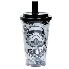 Gobelet PVC Double Paroi Renforcé 500ml avec Paille & Couvercle The Original Stormtrooper Gobelet PVC Double Paroi Renforcé 500ml avec Paille & Couvercle The Original Stormtrooper