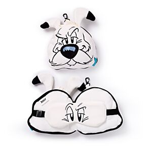 Coussin de Voyage Relaxeazzz Peluché 2-en-1 avec Masque Yeux Astérix - Idéfix Coussin de Voyage Relaxeazzz Peluché 2-en-1 avec Masque Yeux Astérix - Idéfix