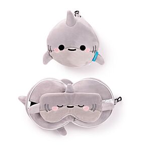 Relaxeazzz Adoramals Archie le Requin Coussin de voyage 2 en 1 Relaxeazzz Adoramals Archie le Requin Coussin de voyage 2 en 1
