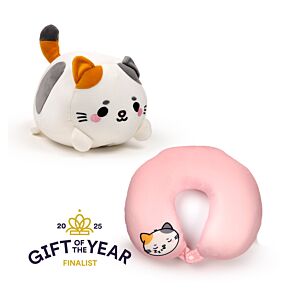 Coussin de Voyage Swapseazzz 2-in-1 - Adoramals Chat Coussin de Voyage Swapseazzz 2-in-1 - Adoramals Chat