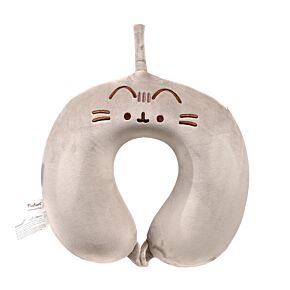 Coussin de Voyage Relaxeazzz Peluché Mémoire de Forme Pusheen le Chat 