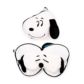 Relaxeazzz Snoopy Coussin de voyage 2en1  