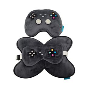 Relaxeazzz Manette Coussin de voyage 2 en 1 - Game Over 