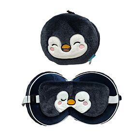 Relaxeazzz Nico le Pingouin Coussin de voyage 2 en 1 Relaxeazzz Nico le Pingouin Coussin de voyage 2 en 1