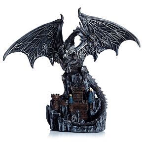 Figurine Dragon Dark Legends Wings of Magic - Gardien du Château d'Argent