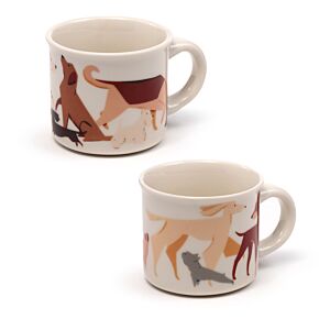 Ensemble de 2 Tasses à Expresso - Barks Dog 