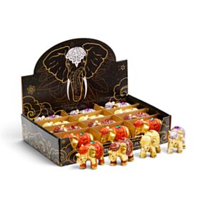 Porte-Encens Eléphant Doré