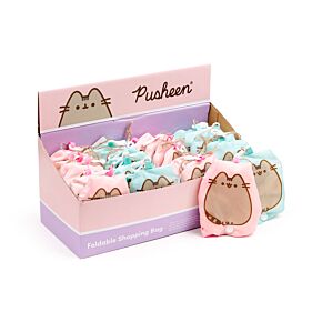 Sac Shopping Pliable et réutilisable - Pusheen le Chat Coeurs & Etoiles