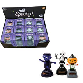 Figurine Solaire Frankenstein, Squelette & Citrouille - Spooky 