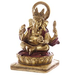 Statue Ganesh Rouge 14cm