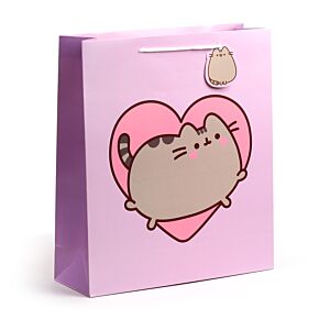 Sac Cadeau - Pusheen le Chat Coeur ( Très Grand ) Sac Cadeau - Pusheen le Chat Coeur ( Très Grand )