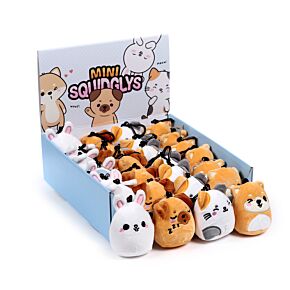 Porte-clés peluché Mini Squidglys -Adoramals Animaux de Compagnie Porte-clés peluché Mini Squidglys -Adoramals Animaux de Compagnie